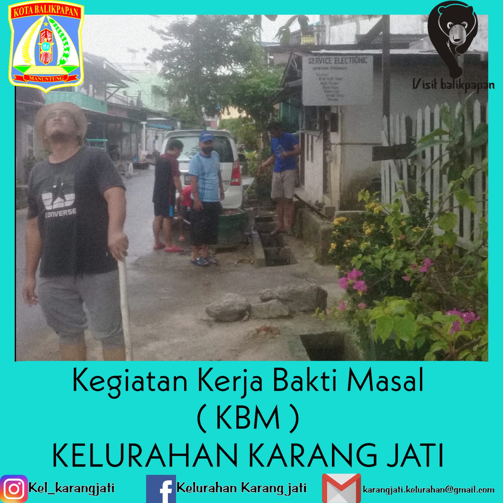 KEGIATAN KBM DAN PENABURAN ABATE 